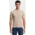 No Excess Pullover Short Sleeve Full Button Polo Relief Knit Cement