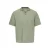 ONLY & SONS JUNIOR polo met textuur groen