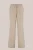 WE Fashion – Dames wide leg broek van linnenmix – Loose fit – Beige – Livaeco™ Viscose –