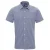 Premier Heren Gingham Shirt met korte mouwen (Marine / Wit)