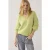 Summum Woman Sweater Garment Dye Knit Misty Lime