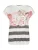 Navigazione Shirt  donkergrijs / koraal / zwart / wit