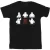 Disney Jongens Big Hero 6 Baymax Veel houdingen T-Shirt (Zwart)
