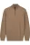 Baileys Half-Zip Sweater taupe, Effen