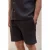 Kultivate Ezra regular casual short antraciet met textuur