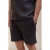Kultivate Ezra regular casual short antraciet met textuur