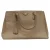 Prada Medium Galleria Double Zip Tote Bag in beige saffiano leer