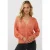 EsQualo Cardigan S/slv Lurex Amber Glow