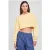 Urban Classics Ladies Cropped Flower Embroidery Terry Crewneck Vintagesun
