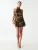 BWLDR Jurk ‘Leisha’  bruin / olijfgroen