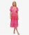 Midi-jurk met Print en Uitsnijding Roze