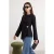 Trendyol Modest Dames Zwart Effen Lang, Regular fit Modest Tunieken