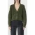 Closed V Cardigan Long Sleeve Knits Industrial Green
