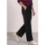 Broek met High Waist en Wide Leg pijpen in casual pasvorm