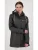 deproc Outdoorjas ‘Friesennerz ELLESMERE WMN’  antraciet