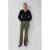 s.Oliver BLACK LABEL trui zwart rib gebreid