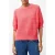 French Connection Lily Ss High Neck Top Raspberry Pink