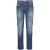 Diesel D-strukt Grote Patch Blauwe Denim Broek