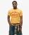 Superdry Mannen Workwear T-shirt met Afbeelding in Flockprint Geel