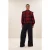 By-Bar Mave Red Check Sleeveless Jacket Poppy Check