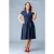 Topvintage exclusive ~ Emma swing jurk in blauw