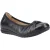 Hush Puppies Lilith Leren Dames Zwarte Standaard Ballerina’s