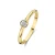 Isabel Bernard Ring  goud / wit