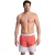 Arena Men’s  Team Stripe Bermuda Panel White-calypso Coral-bl