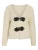 VILA Gebreid vest ‘MANT’  ecru / zwart