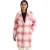 Hugo Dames Geruite Jas (Roze)