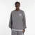 new balance Shirt ‘Reimagined Fleece Crew’  grijs / lichtgrijs