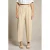 LOLALIZA barrel leg broek met krijtstreep beige