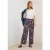 Cecil Dames Broek van crêpe met patroon in Rood