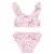 Little Dutch crop bikini all over print roze