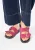 Wittchen Dames Roze Suède Leren Slippers
