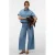 VERO MODA blouse light blue denim