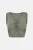Stevige Rib Twist Voorkant Crop Top