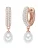 Valero Pearls Oorbellen  goud / wit