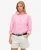 Superdry Vrouwen Casual Boyfriend Overhemd van Linnen Roze