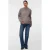 VERO MODA MATERNITY gebreide zwangerschapstrui met split, melée en wol – lichtbruin
