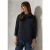 Cecil Dames Shirt met sjaalkraag in Blauw