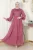 Pailletten Chiffon Avondjurk Oud roze