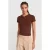 Slim Fit Katoenen V-hals T-shirt