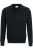 HAKRO 457 Comfort Fit Poloshirt lange mouw zwart, Effen