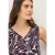 Gedessineerde blouse top