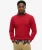 Katoenen Kabelgebreide Crew Trui Red