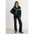 TRENDYOLMİLLA Dames Zwart Effen Lang Peplum Joggingpak Sets