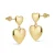 KARMA Jewelry gold plated oorbellen Tirsa XL