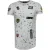 Justing Military patches paint splash t-shirt