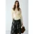 Mango geruite midi rok – grijs